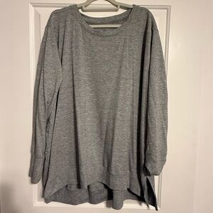 Sonoma Heather Gray Crewneck Top